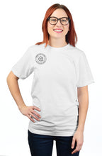 Load image into Gallery viewer, unisex t shirt - conscious eatery logo embroidery
